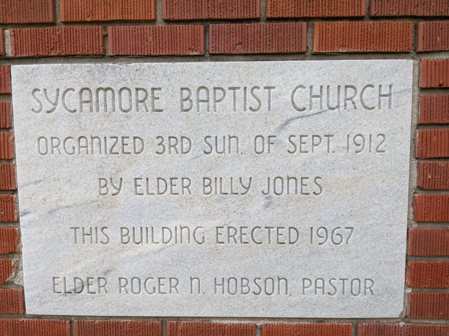 Sycamore baptist church missionary baptist church in carriere mississippi
